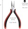 The Beadsmith Flat Nylon Jaw Pliers – Fine Tips – Ergonomic Handle with Double Leaf Springs – Jewelry Making Tool for Creating Bracelets, Earrings and Necklaces